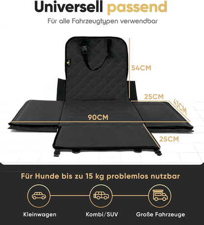 Hundeautositz, Schwarz