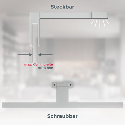 Spiegelleuchte für Bad
