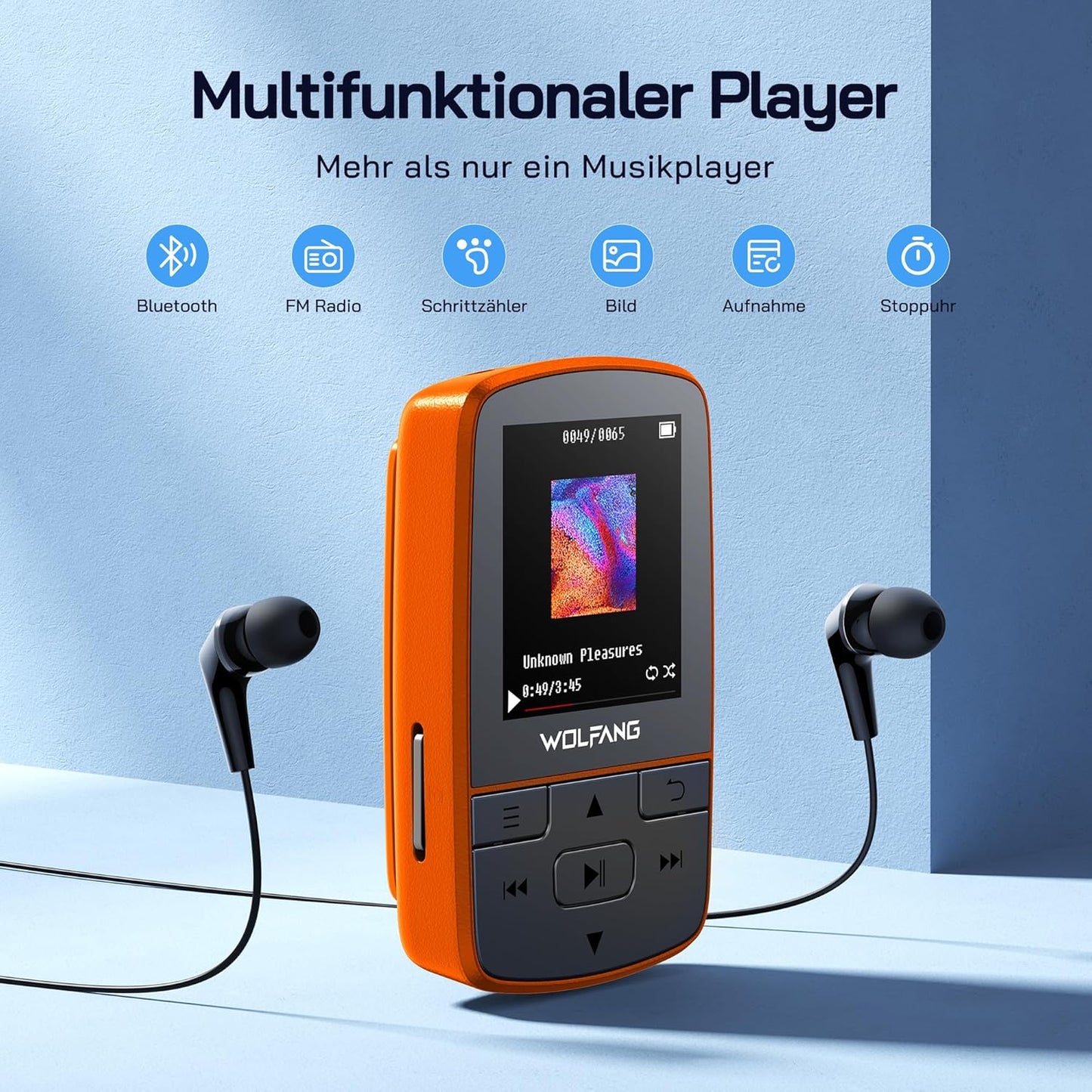 MP3-Player mit Sportclip