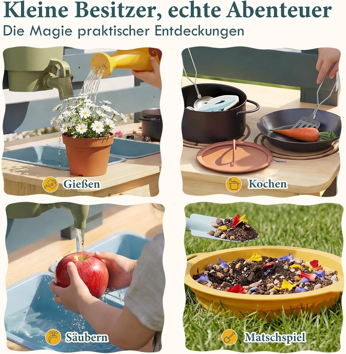 Matschküche für Kinder