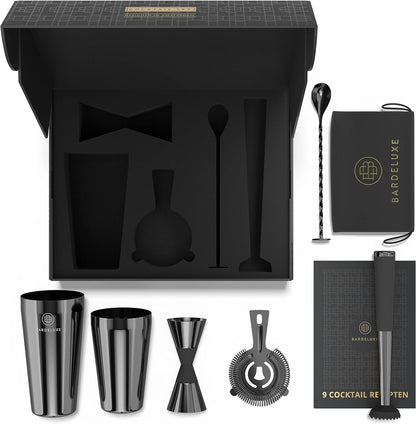 Cocktail Shaker Set, Schwarz