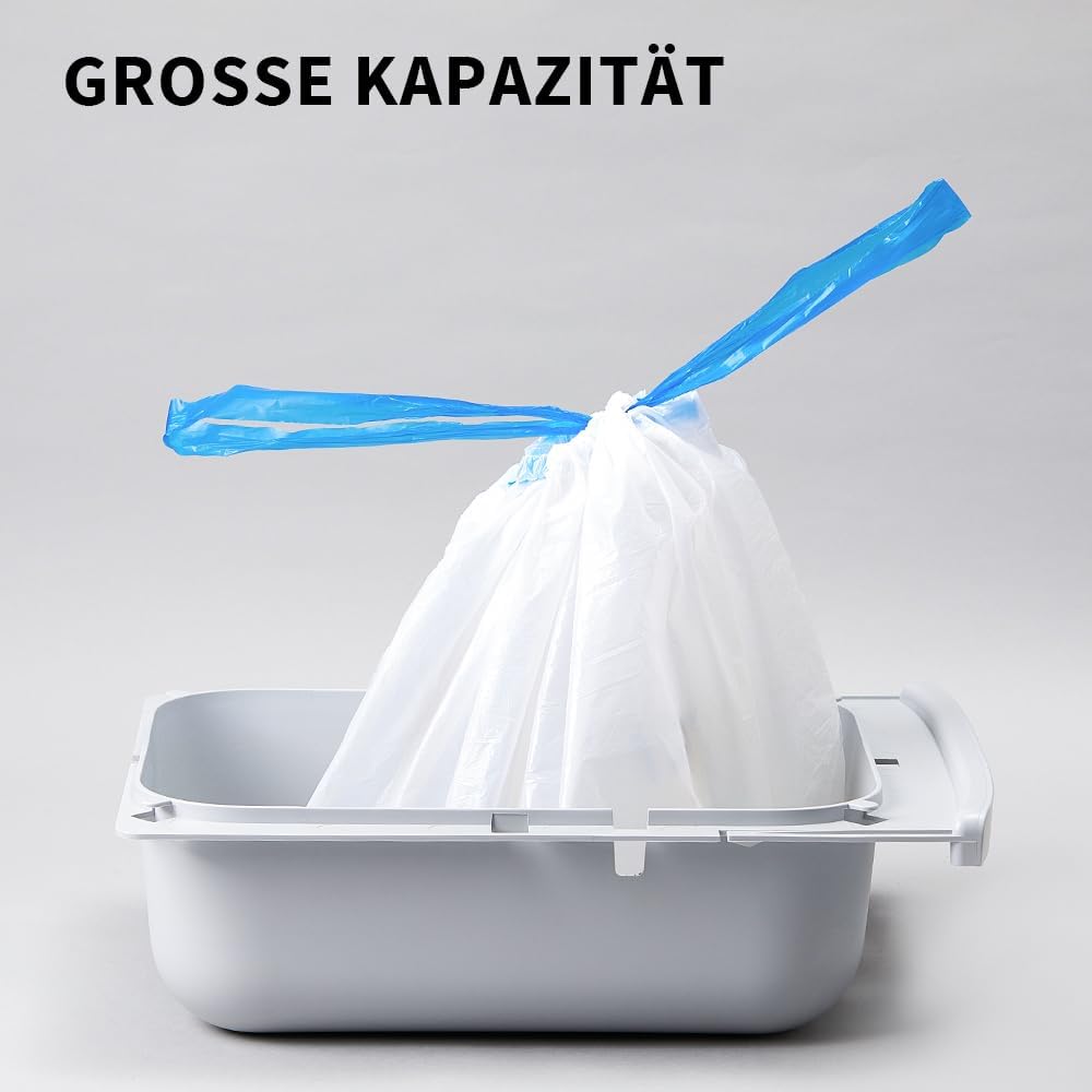 100 Stück Katzentoilettenbeutel (5 Rollen á 20 Stück), 5 Rollos
