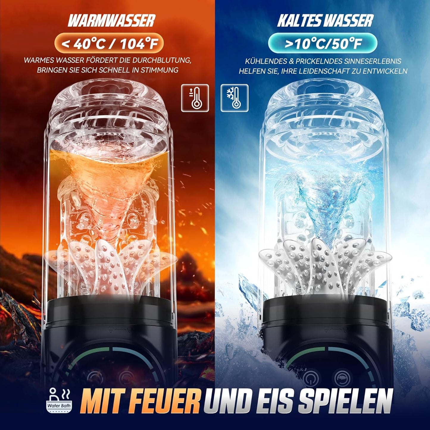 Elektrischer Masturbator mit 7 Funktionen