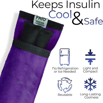 Diabetiker Insulin-Kühltasche für 1 Pen, Violett