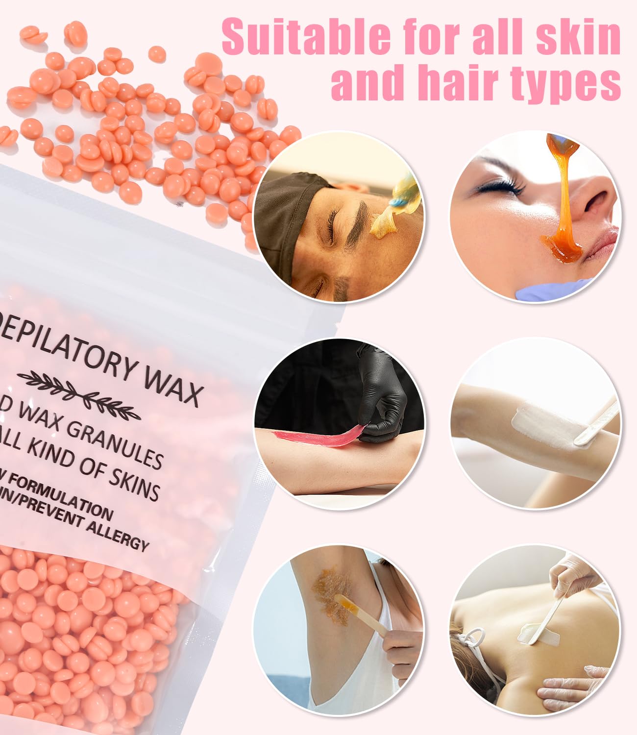 Waxing Set mit Wachswärmer und Zubehör