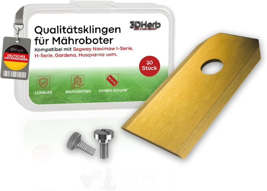 Ersatzmesser-Set für Mähroboter (30 Klingen), 30er Set Klingen