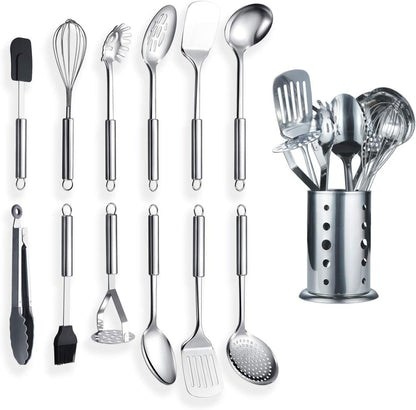 13-teiliges Küchenutensilien-Set mit Ständer