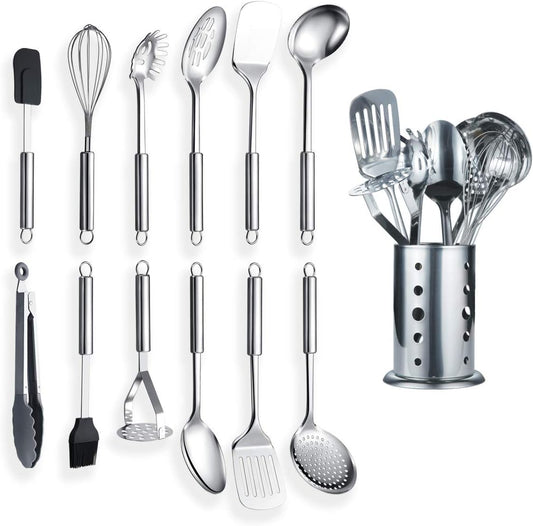 13-teiliges Küchenutensilien-Set mit Ständer