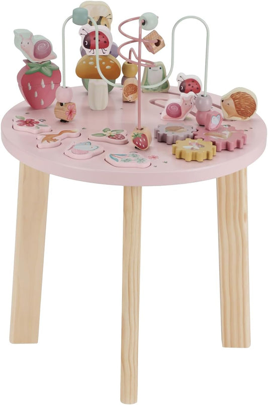Holz-Aktivitätstisch Fairy Garden rosa