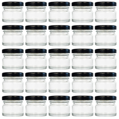 Mini Marmeladengläser mit Schraubdeckel (25 Stück, 30 ml), 30 ml 25