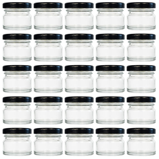 Mini Marmeladengläser mit Schraubdeckel (25 Stück, 30 ml), 30 ml 25