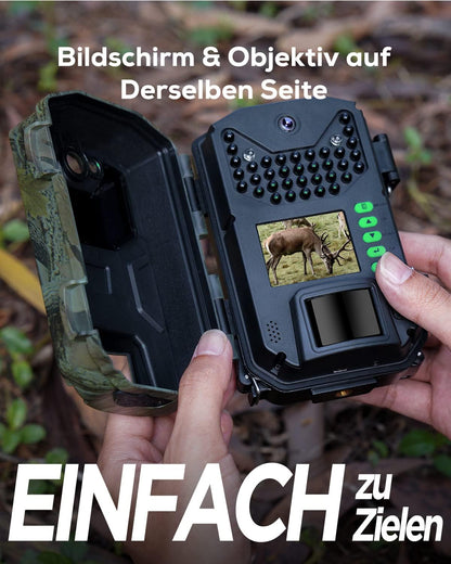 iG200 Wildkamera mit Bewegungsmelder und Nachtsicht, Camouflage