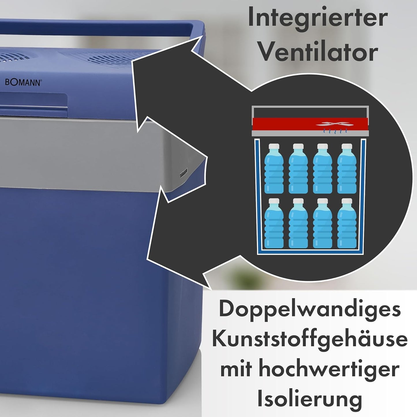 Auto-Kühlbox (12V/230V), 28 Liter