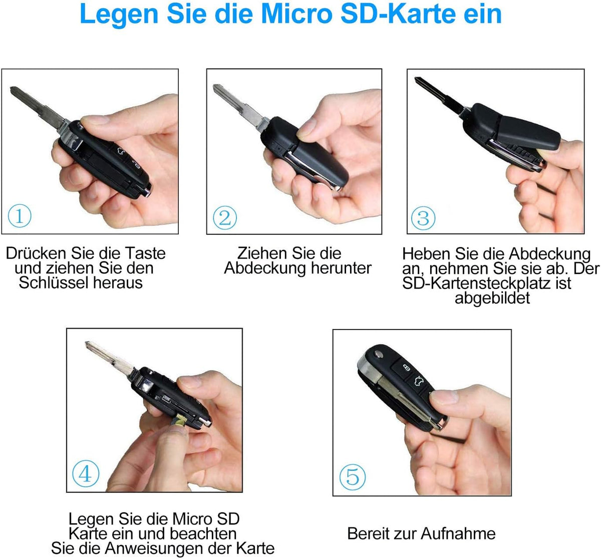 Versteckte Mini Überwachungskamera mit Bewegungserkennung