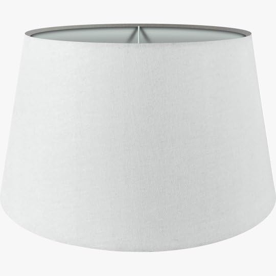 Lampenschirm, Weiss XL = ØU: 30cm | ØO: 23cm | H: 18cm
