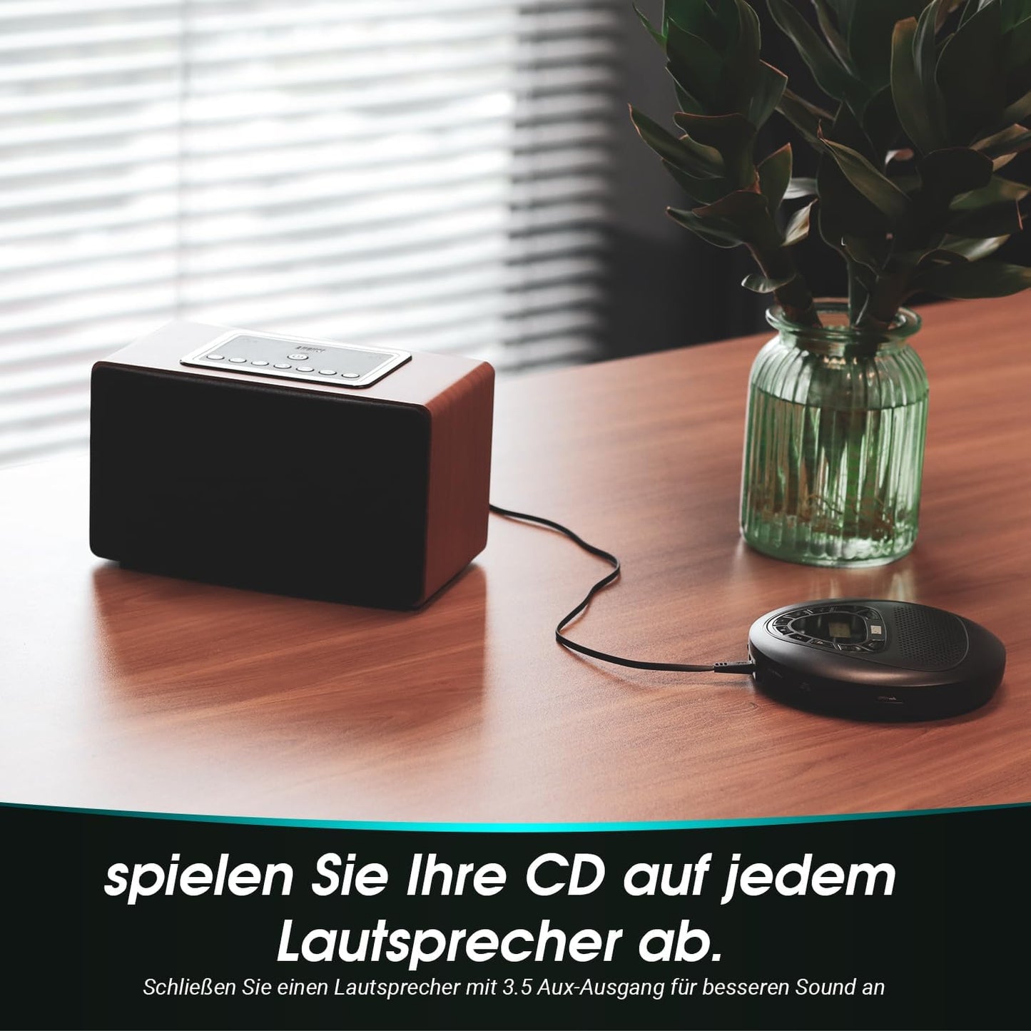 Tragbarer CD-Player SE10B, Grau