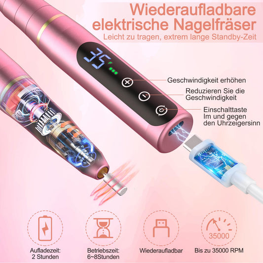 11-in-1 Nagelfräser-Set