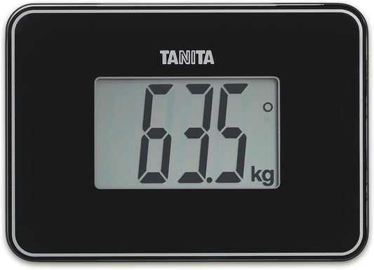 Mini-Personenwaage HD-386 für Reisen & Zuhause, Schwarz