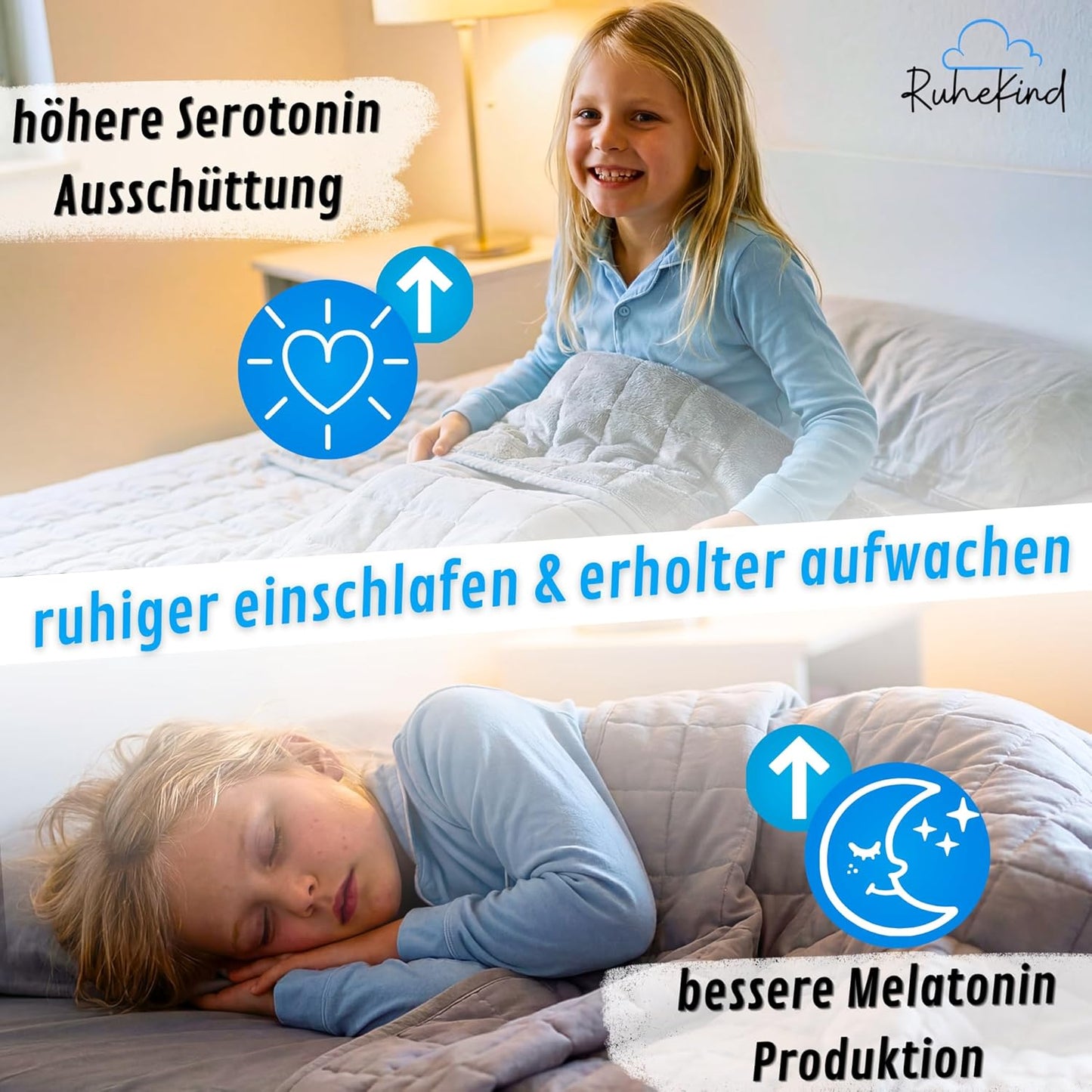 Gewichtsdecke für Kinder (100x135cm, 2,5kg), 100 x 135cm, 2.5kg