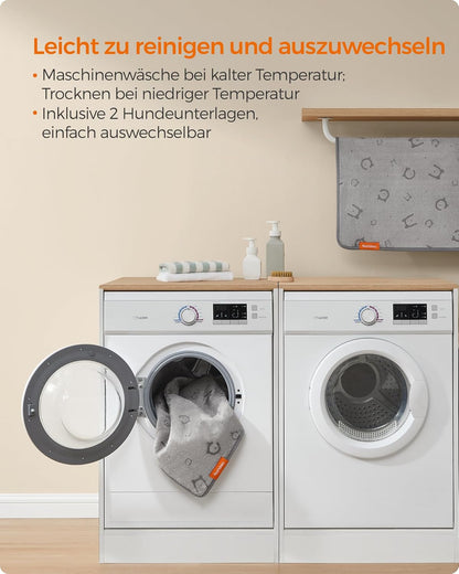 2er-Set Hundedecken, XL (122 x 91 cm) Taubengrau