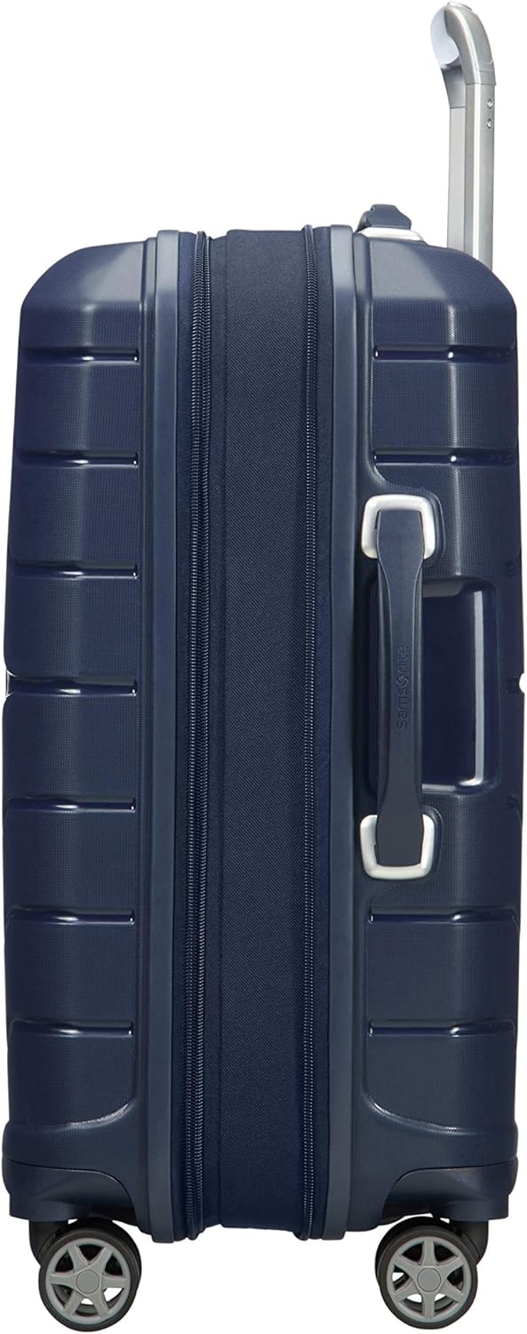 Erweiterbarer Handgepäck-Trolley Flux, Marineblau / Flux / Spinner S (55 cm - 44 L)