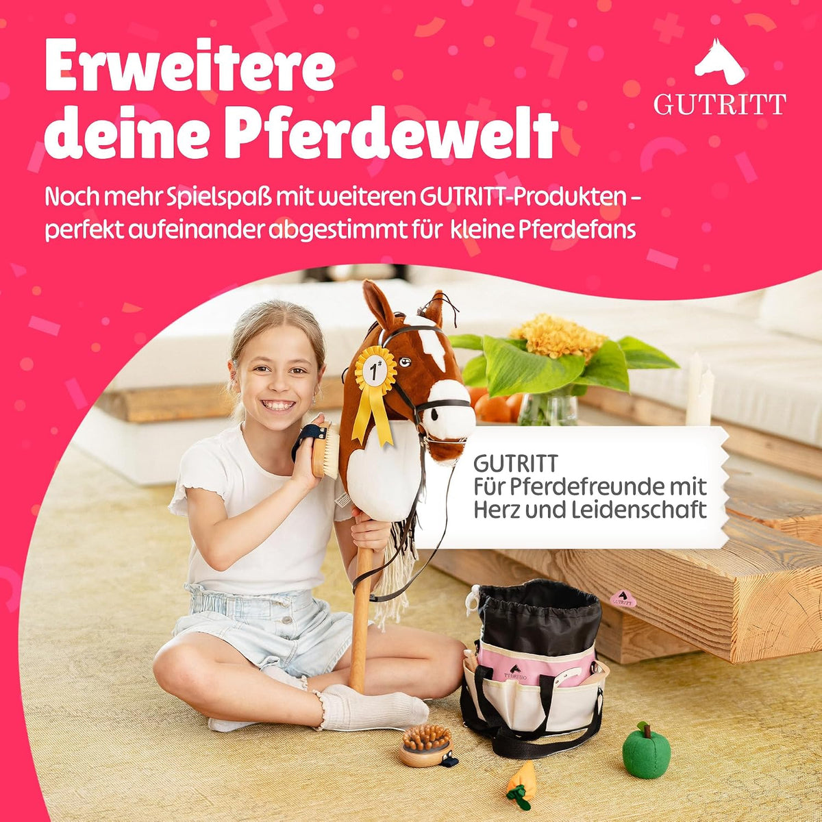 Pflegeset für Steckenpferde