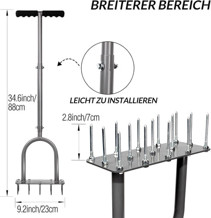Rasenlüfter mit 15 Spikes