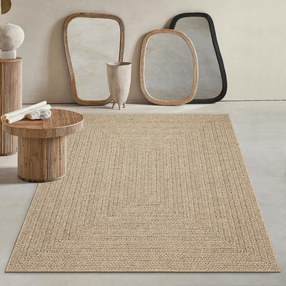 Outdoor-Teppich im Jute-Look (60 x 90 cm), 60 x 90 cm Natur-2