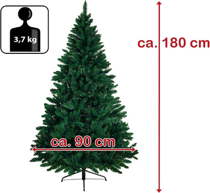 Weihnachtsbaum, Dunkelgrün, 180 cm