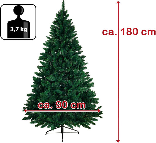 Weihnachtsbaum, Dunkelgrün, 180 cm