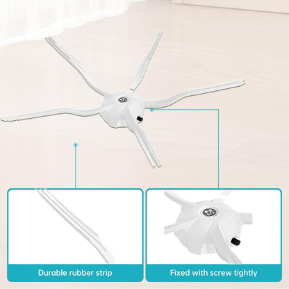 17-teiliges Ersatzteile-Set für Roborock S7 Staubsauger, S7 Kit Weiss Seitenbürsten