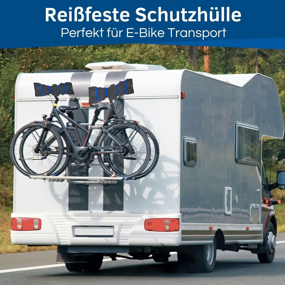 Lenkerschutzhülle für E-Bikes - Wasserdichter Transportschutz, Rot