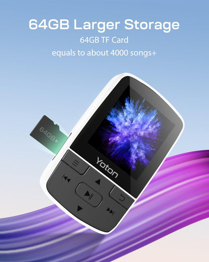 MP3-Player mit Sportclip, Weiss