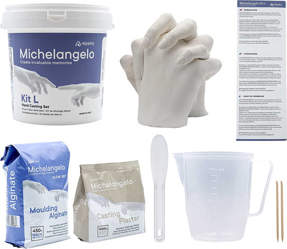 Hand-Gipsabdruckset, KIT L 2 H&#xE4;nde