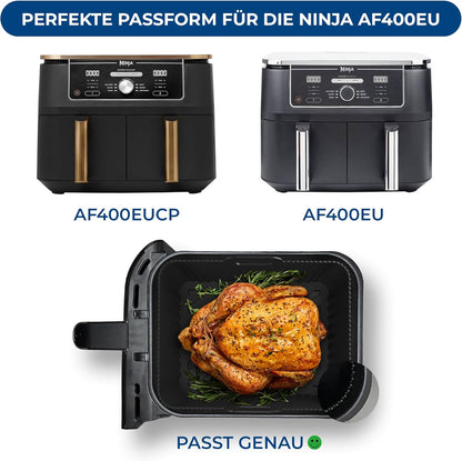 Silikonform und Grillrost für Airfryer, 9,5l Af400eu Silikonform & Grillrost