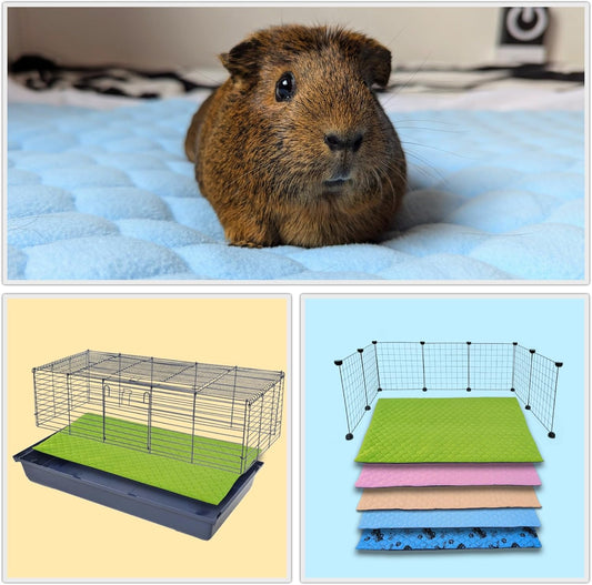 Käfigeinlage für Kaninchen & Meerschweinchen (120x60 cm), L 120 x B 60 x H 2 cm Pfirsich