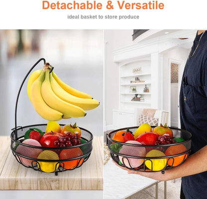 Obstkorb mit Bananenhalter