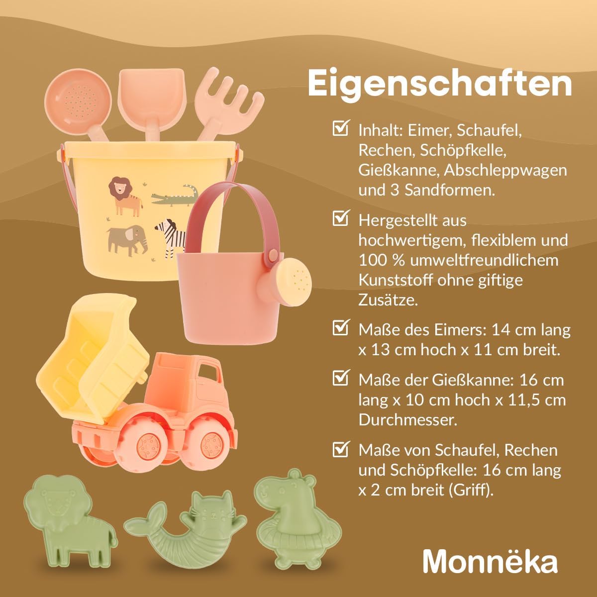 Strandspielzeug-Set, Wild Animals
