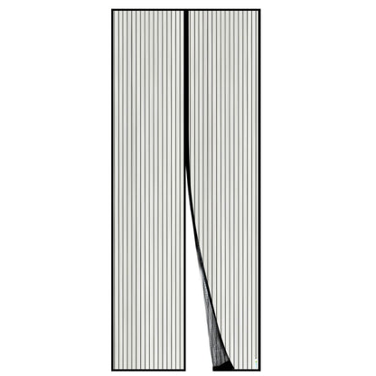Magnet-Fliegengitter, 70x200 cm Schwarz