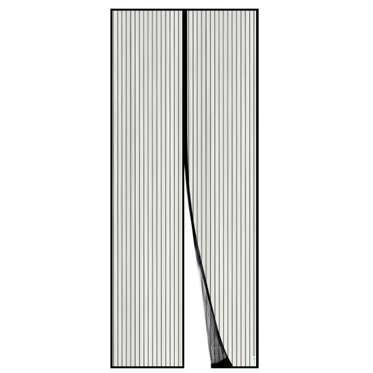 Magnet-Fliegengitter, 70x200 cm Schwarz