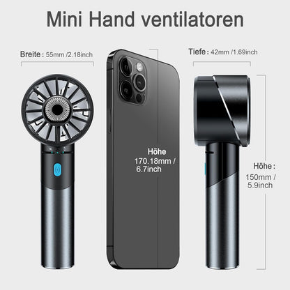 Mini-Handventilator, Schwarz