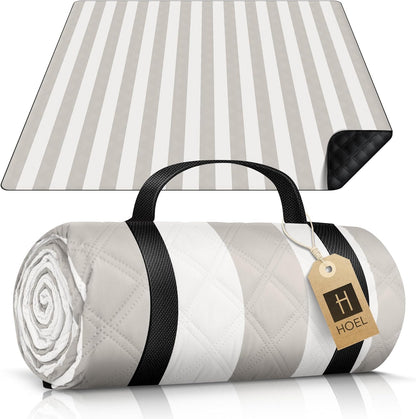 Picknickdecke, 200 x 200 cm, Beige - Ivory