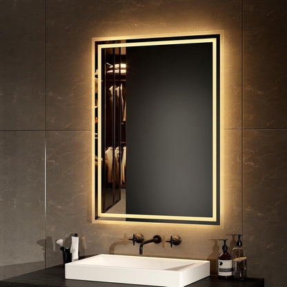 LED Badspiegel, 60L x 80B cm