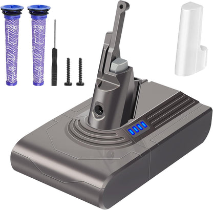 Ersatzakku für Dyson V8/SV10 Handstaubsauger, 6000mAh, V8 4.5A