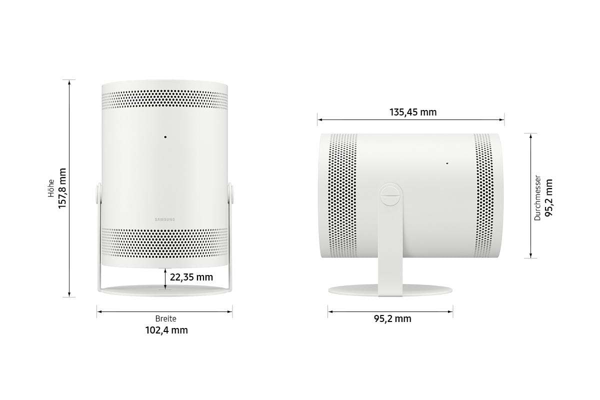 The Freestyle: Tragbarer LED-Projektor mit 360°-Sound & HDR10