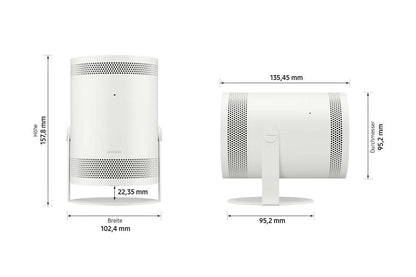The Freestyle: Tragbarer LED-Projektor mit 360°-Sound & HDR10