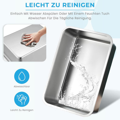 Anti-Rutsch Katzenklo, geruchsfrei und leicht zu reinigen, Offener Typ 50×35×15cm