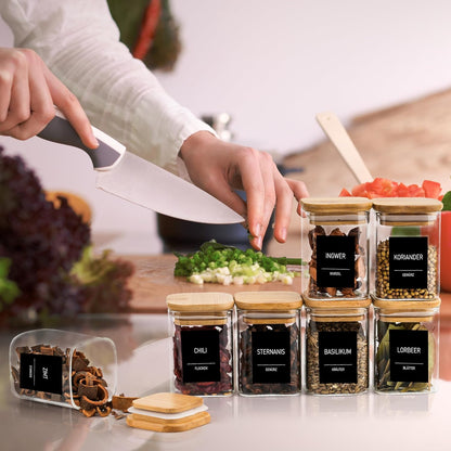 Gewürzgläser-Set, 12 x 180ml