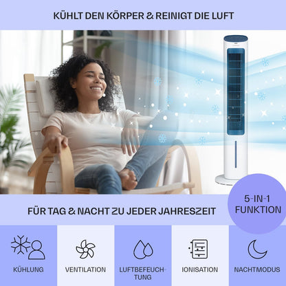 Klimagerät ohne Abluftschlauch, Weiss|Mistral