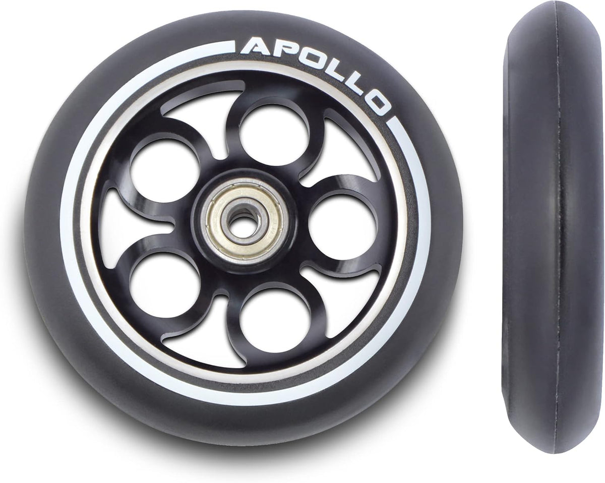 Stuntscooter Ersatzräder-Set Pro Wheels (2 Stück), Schwarz